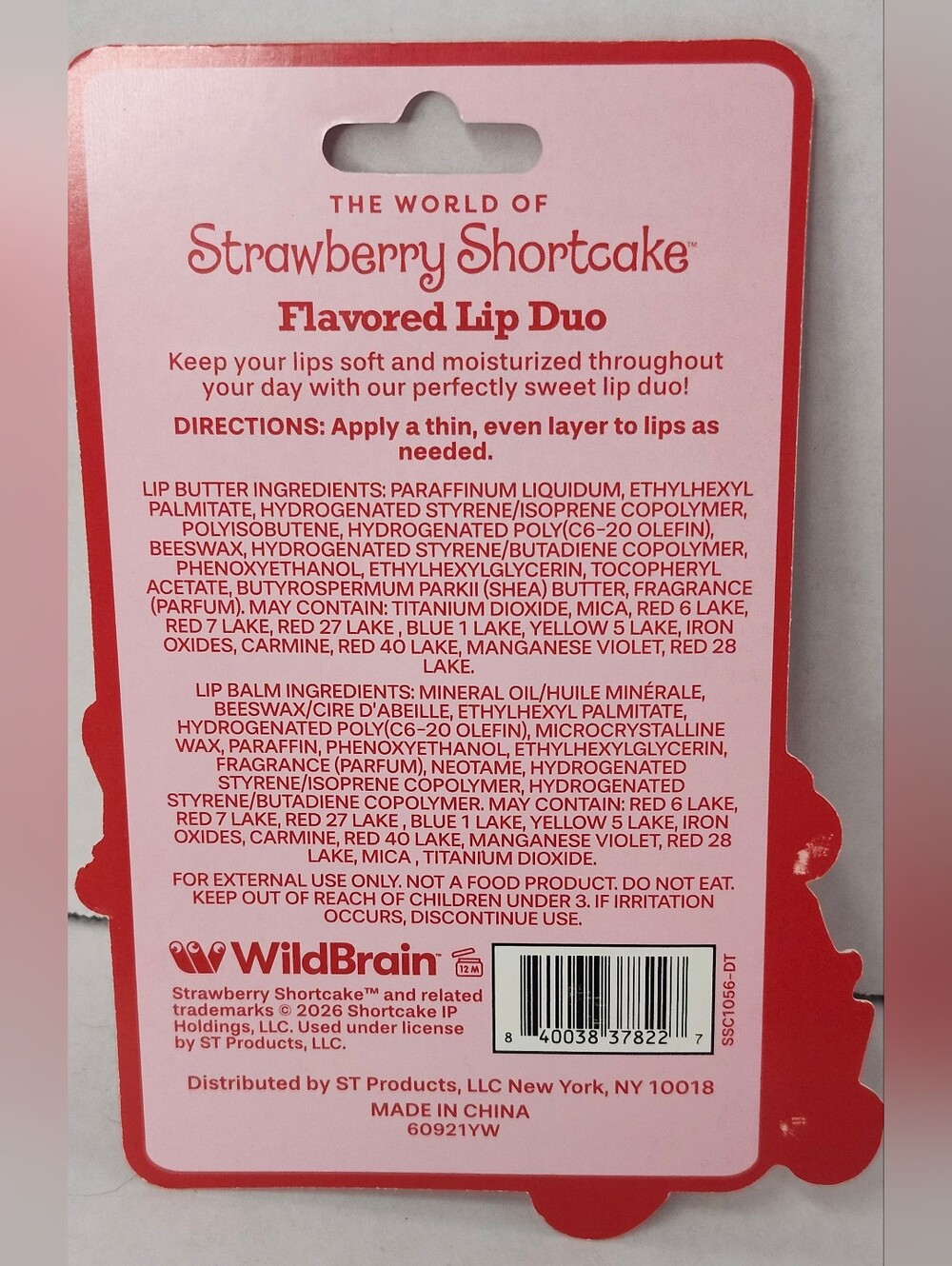 Strawberry Shortcake Strawberry Scented Lip Duo & Lip Scrub - Picture 4 of 7
